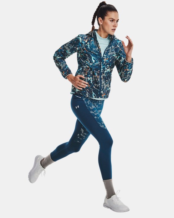 Women's UA Storm OutRun The Cold Jacket in Blue image number 0